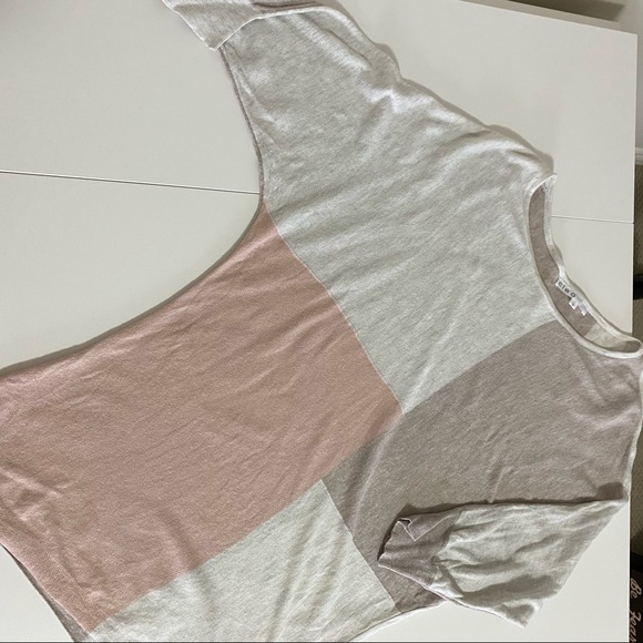 Colour block tunic sweater. - Picture 1 of 4